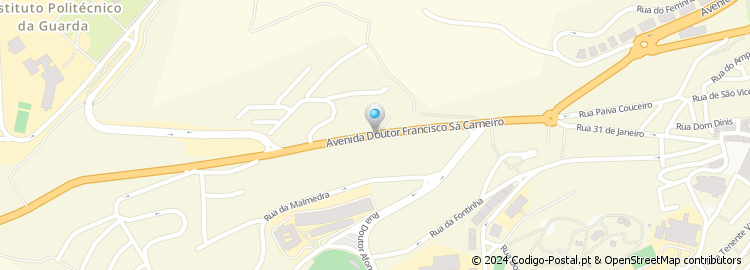 Mapa de Rua Doutora Evelina Coelho