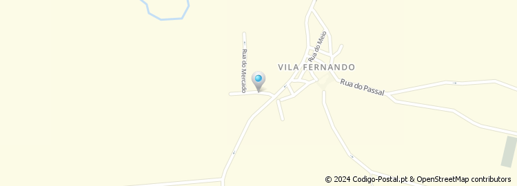 Mapa de Vila Fernando Gare