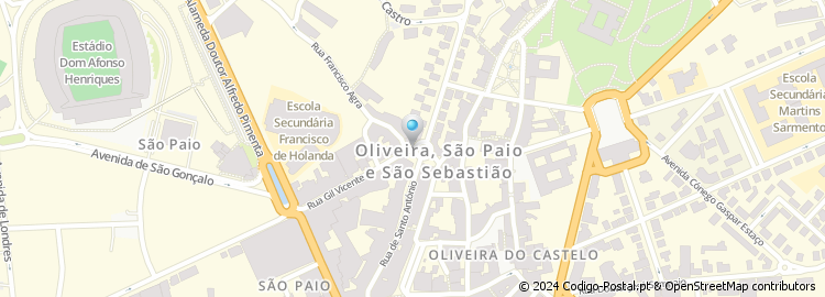 Mapa de Apartado 10, Guimarães