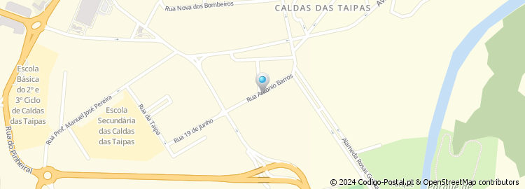 Mapa de Rua António de Barros