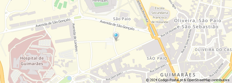 Mapa de Rua Doutor João Meira