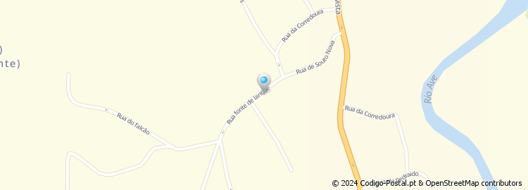 Mapa de Rua Fonte de Lantide