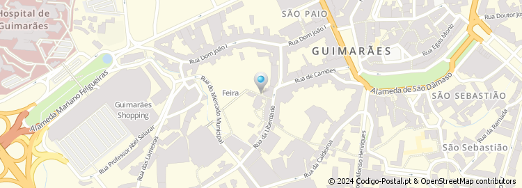 Mapa de Rua São Nicolau dos Estudantes