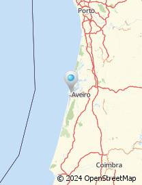 Mapa de Porto de Pesca de Aveiro