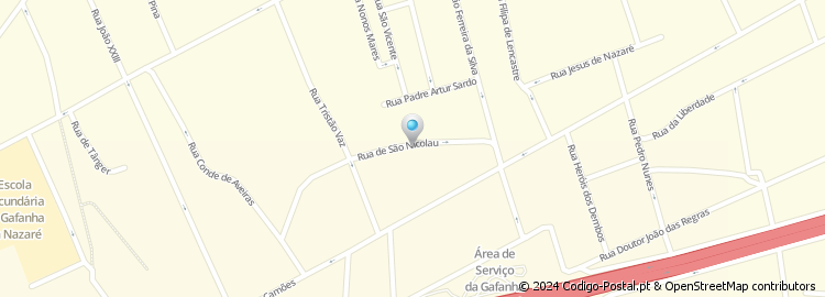 Mapa de Rua de São Nicolau