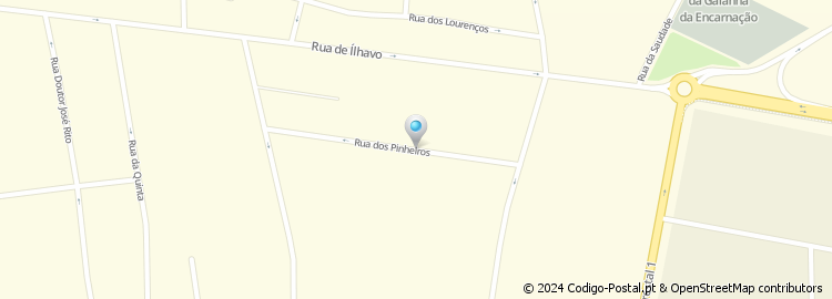 Mapa de Rua dos 3 Pinheiros