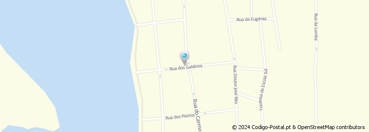 Mapa de Rua dos Gualdinos