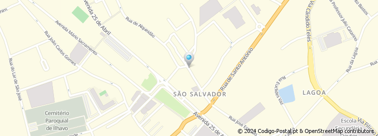 Mapa de Rua Frederico Cerveira
