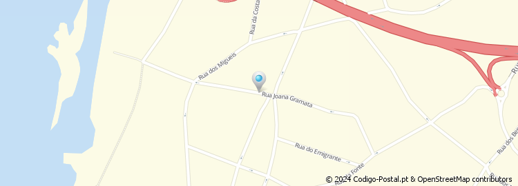 Mapa de Rua Joana Gramata