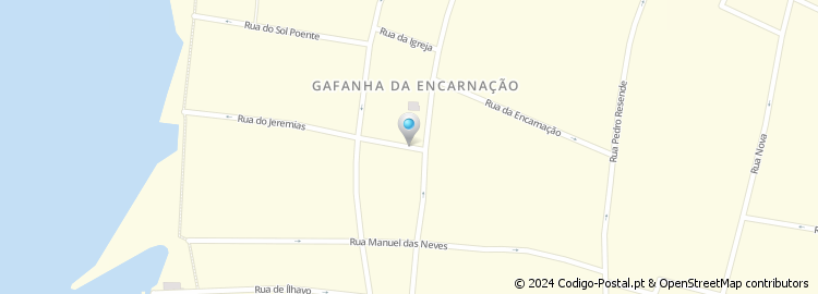 Mapa de Rua Manuel das Neves