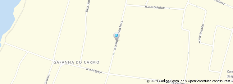 Mapa de Rua Silvino Silva Troca
