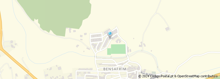 Mapa de Bensafrim