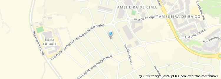 Mapa de Rua Almirante Pinheiro de Azevedo