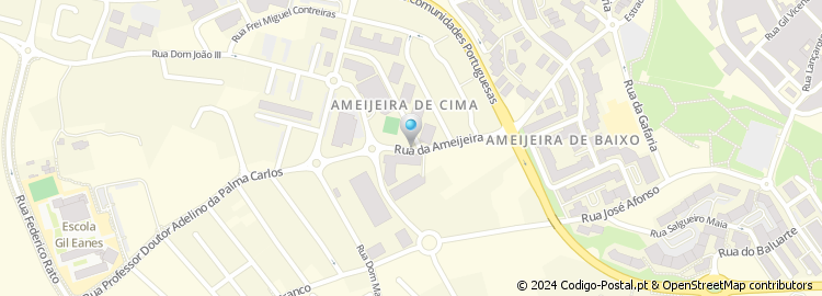 Mapa de Rua da Ameijeira