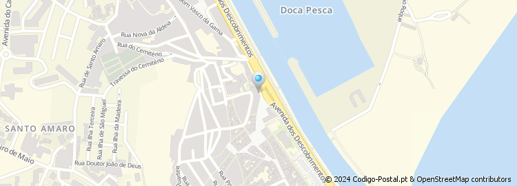 Mapa de Rua da Porta de Portugal