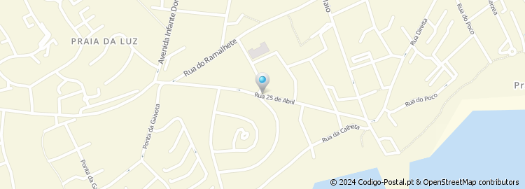 Mapa de Rua dos Rouxinois