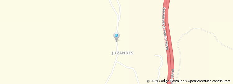 Mapa de Juvandes