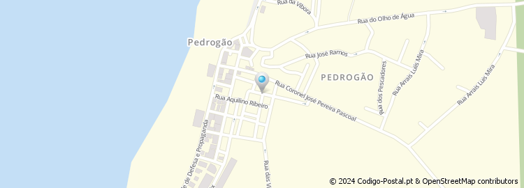 Mapa de Rua João Pereira Venâncio