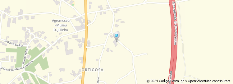 Mapa de Rua Ortigosa de Cima