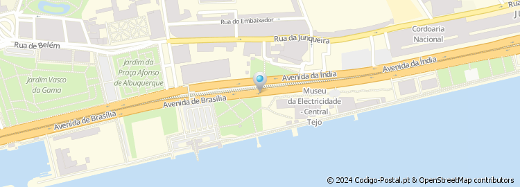 Mapa de Avenida Brasília