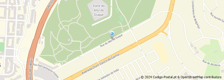 Mapa de Rua Alto do Duque