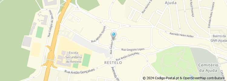 Mapa de Rua Carlos Calisto