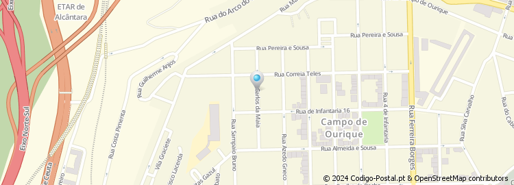 Mapa de Rua Carlos da Maia