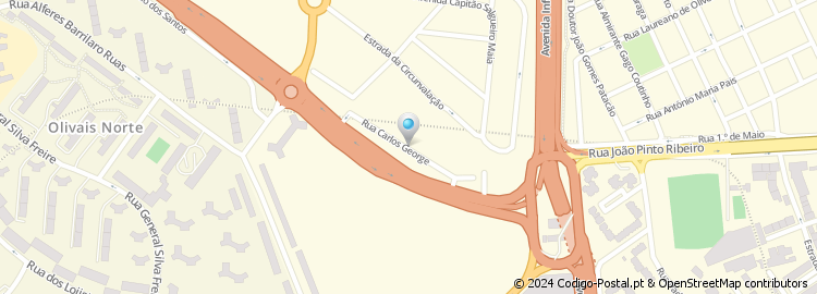 Mapa de Rua Carlos George