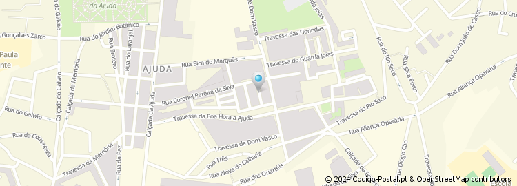 Mapa de Rua Comandante Nunes da Silva