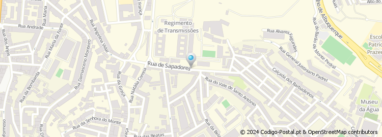 Mapa de Rua de Sapadores