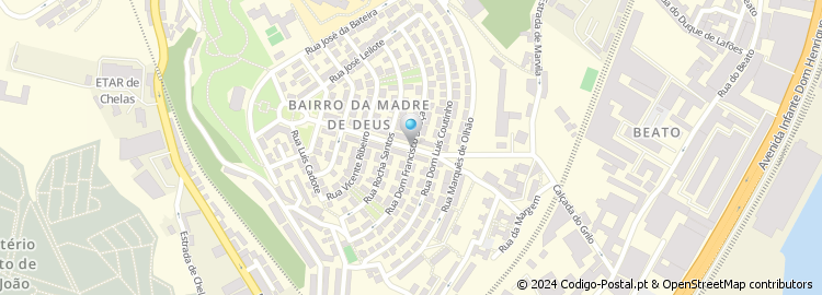 Mapa de Rua Dom Francisco D Eça