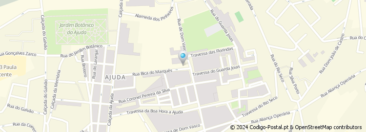 Mapa de Rua Dom Vasco