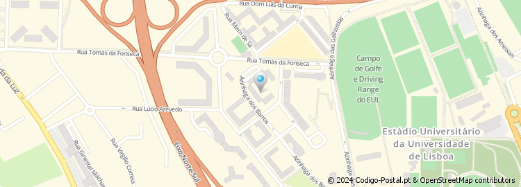 Mapa de Rua Frei Joaquim de Santa Rosa de Viterbo