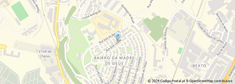 Mapa de Rua José Leilote