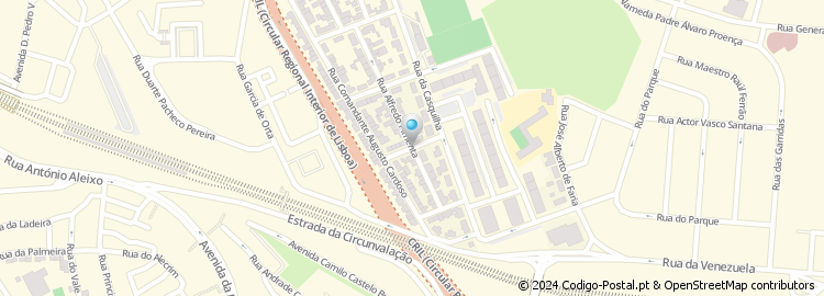Mapa de Rua Moreira de Almeida