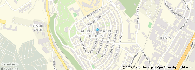 Mapa de Rua Vicente Ribeiro