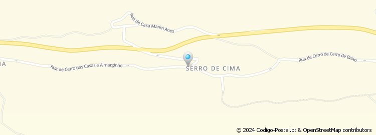 Mapa de Cerro das Casas