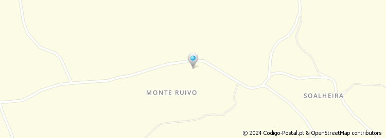Mapa de Monte Ruivo