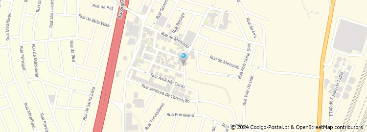 Mapa de Rua Aristides Sousa Mendes