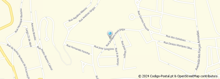 Mapa de Rua Joaquim Pires Jorge