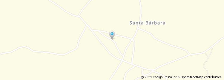 Mapa de Rua de Santa Barbara