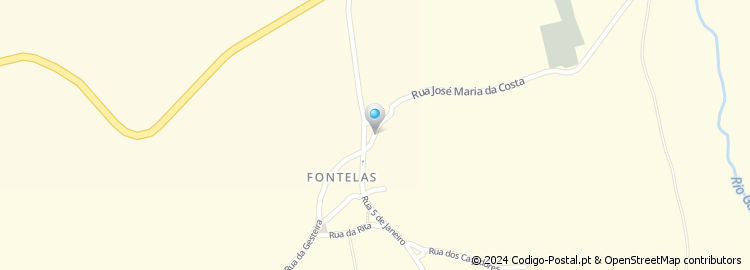 Mapa de Rua Luís das Hortas