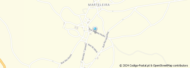 Mapa de Rua Pedro António