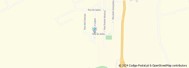 Mapa de Rua do Azibo