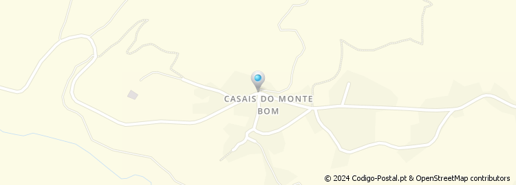 Mapa de Casais de Monte Bom