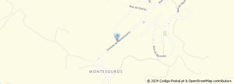 Mapa de Estrada de Montesouros