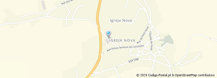 Mapa de Rua da Serra da Jeromuleira