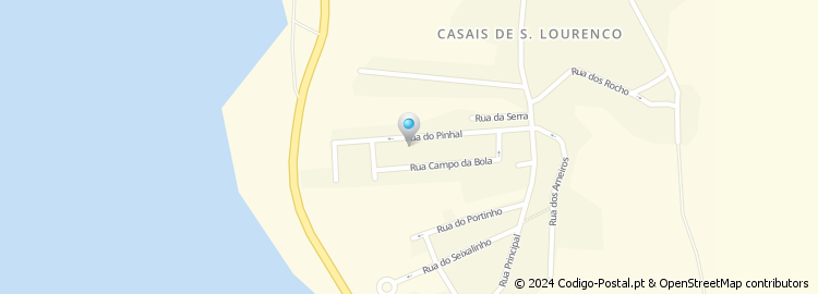 Mapa de Rua do Campo da Bola
