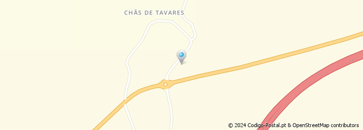 Mapa de Chãs de Tavares