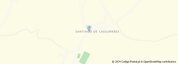 Mapa de Santiago de Cassurrães